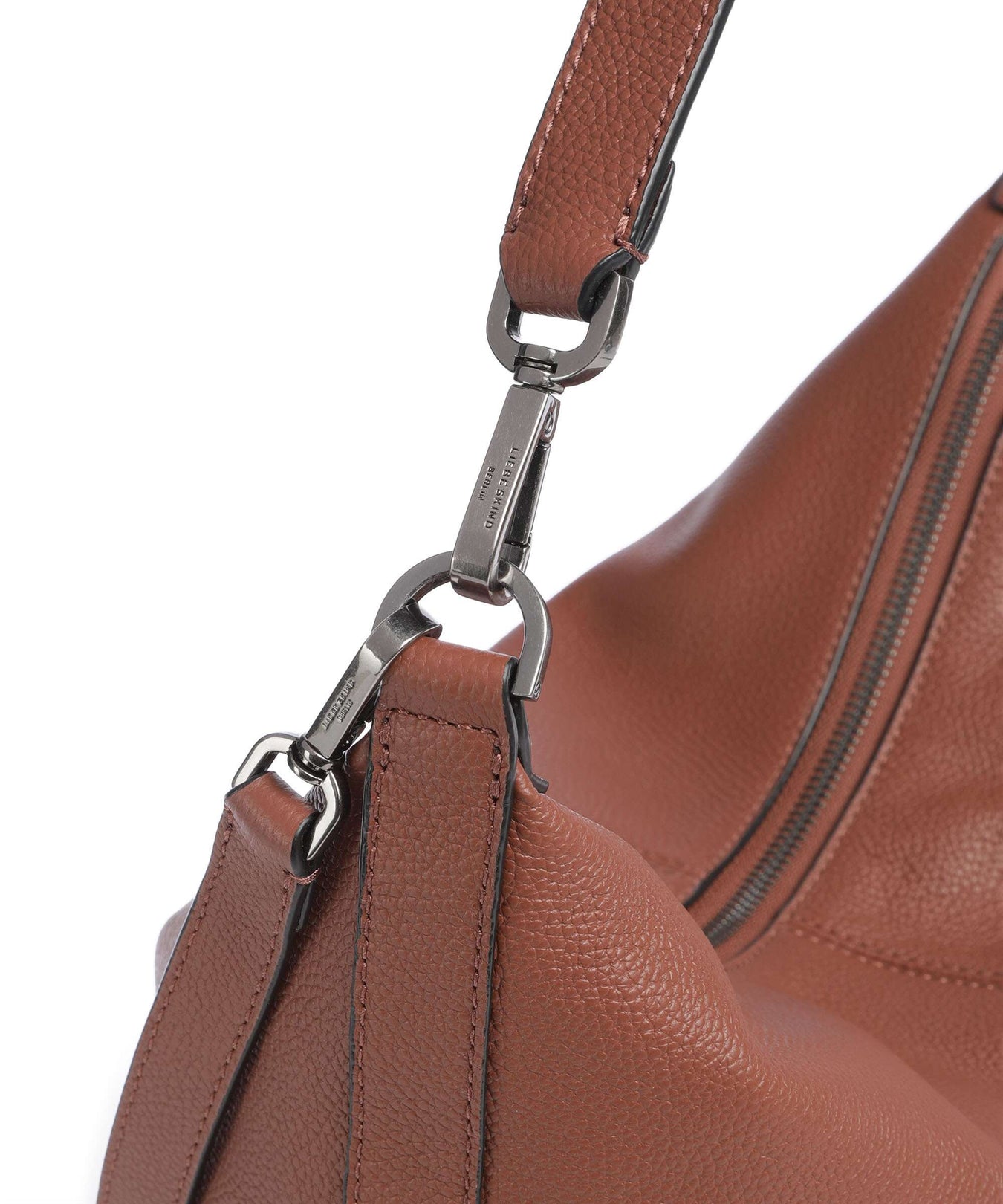 Liebeskind Paris Small Pebble M Hobo bag russet