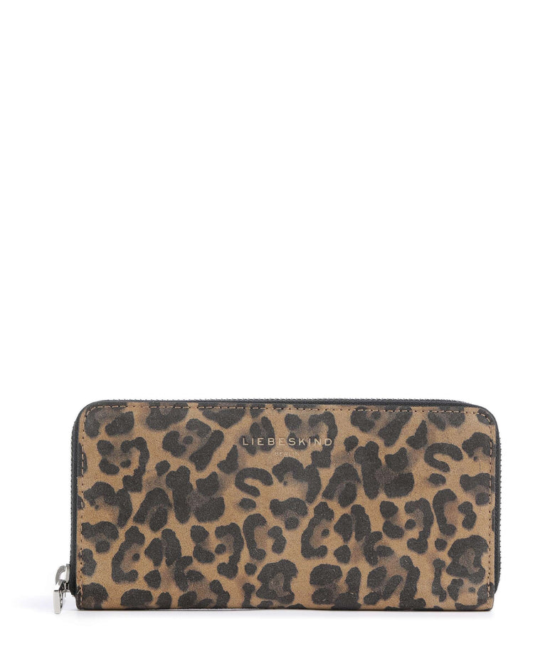 Liebeskind Gigi Suede Leo L Wallet beige