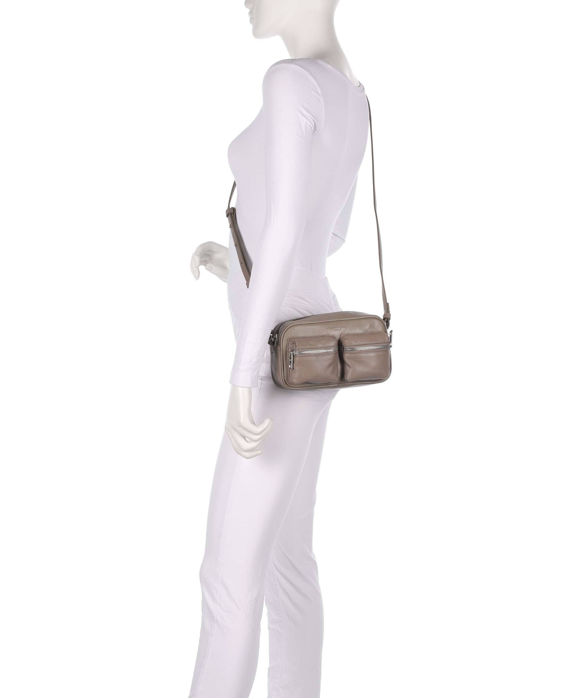Liebeskind Jil Goat Leather S Crossbody bag neutral grey