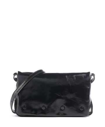 Liebeskind Rive Paper Touch Crinkle S Kabelka přes rameno black
