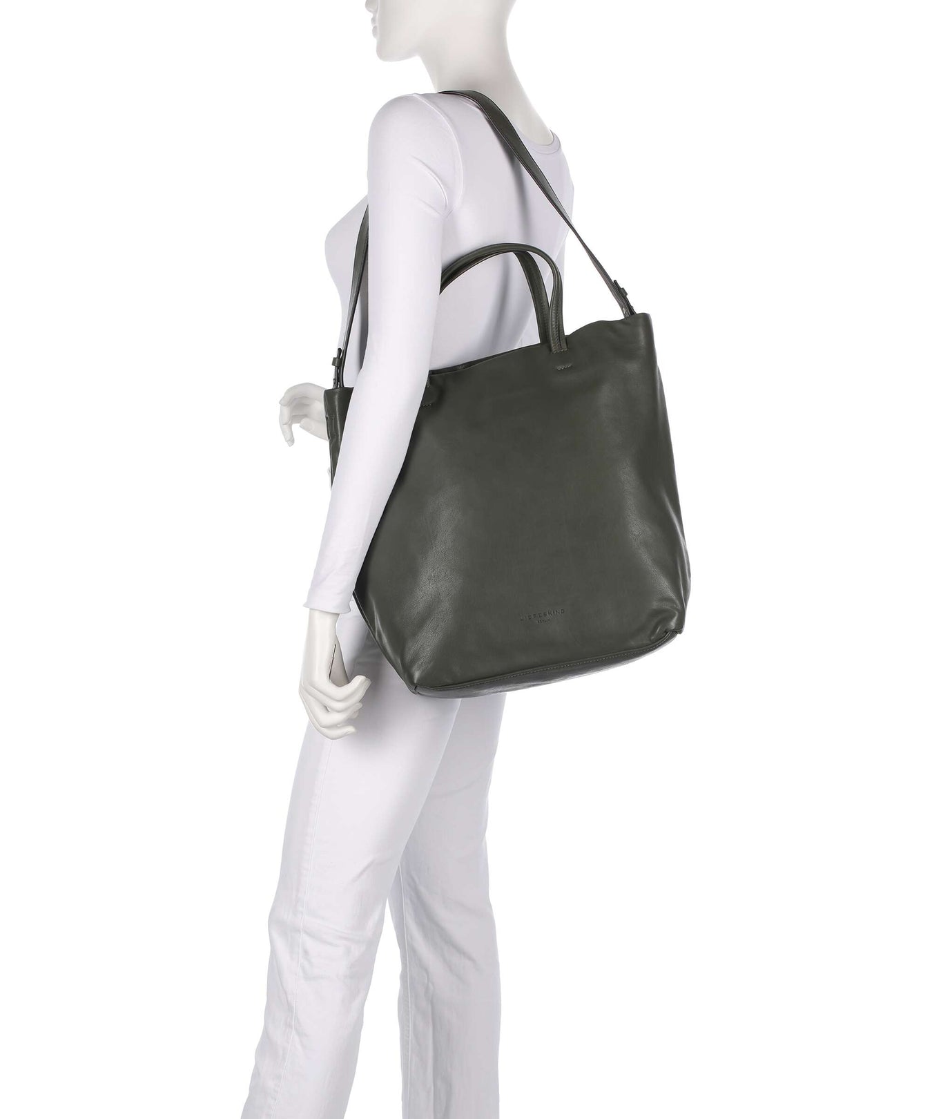 Liebeskind Hera Sheep Natural L Tote bag cypress green