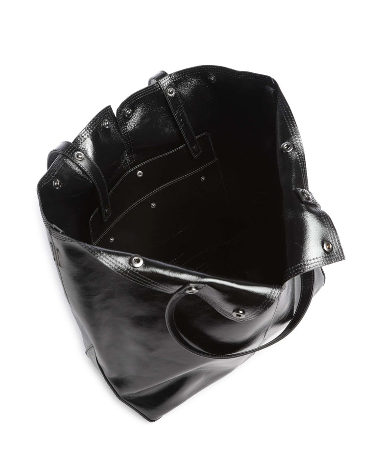 Liebeskind Rive Paper Touch Crinkle L Tote bag black