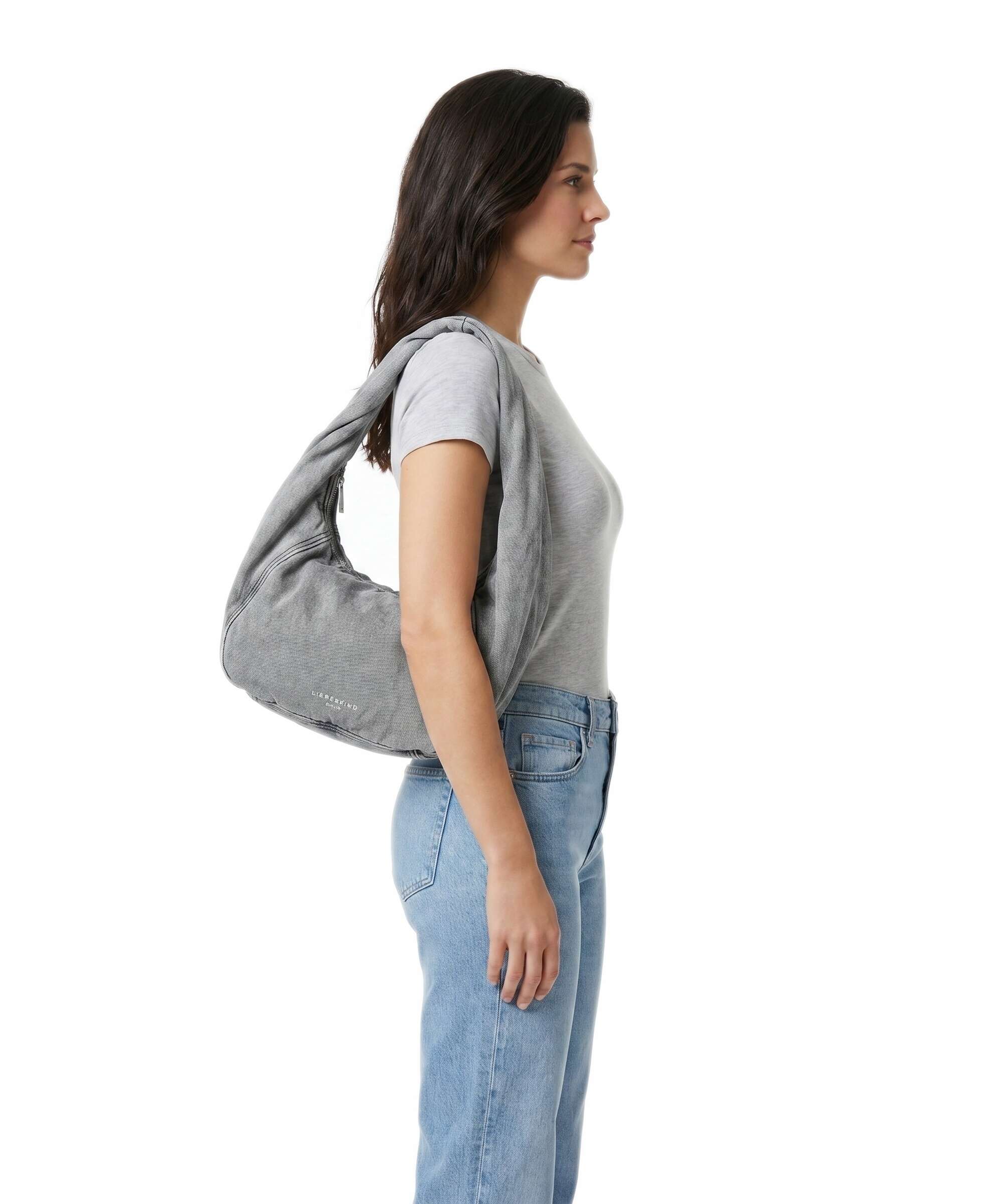 Liebeskind Farrah II Denim M Hobo bag blue denim