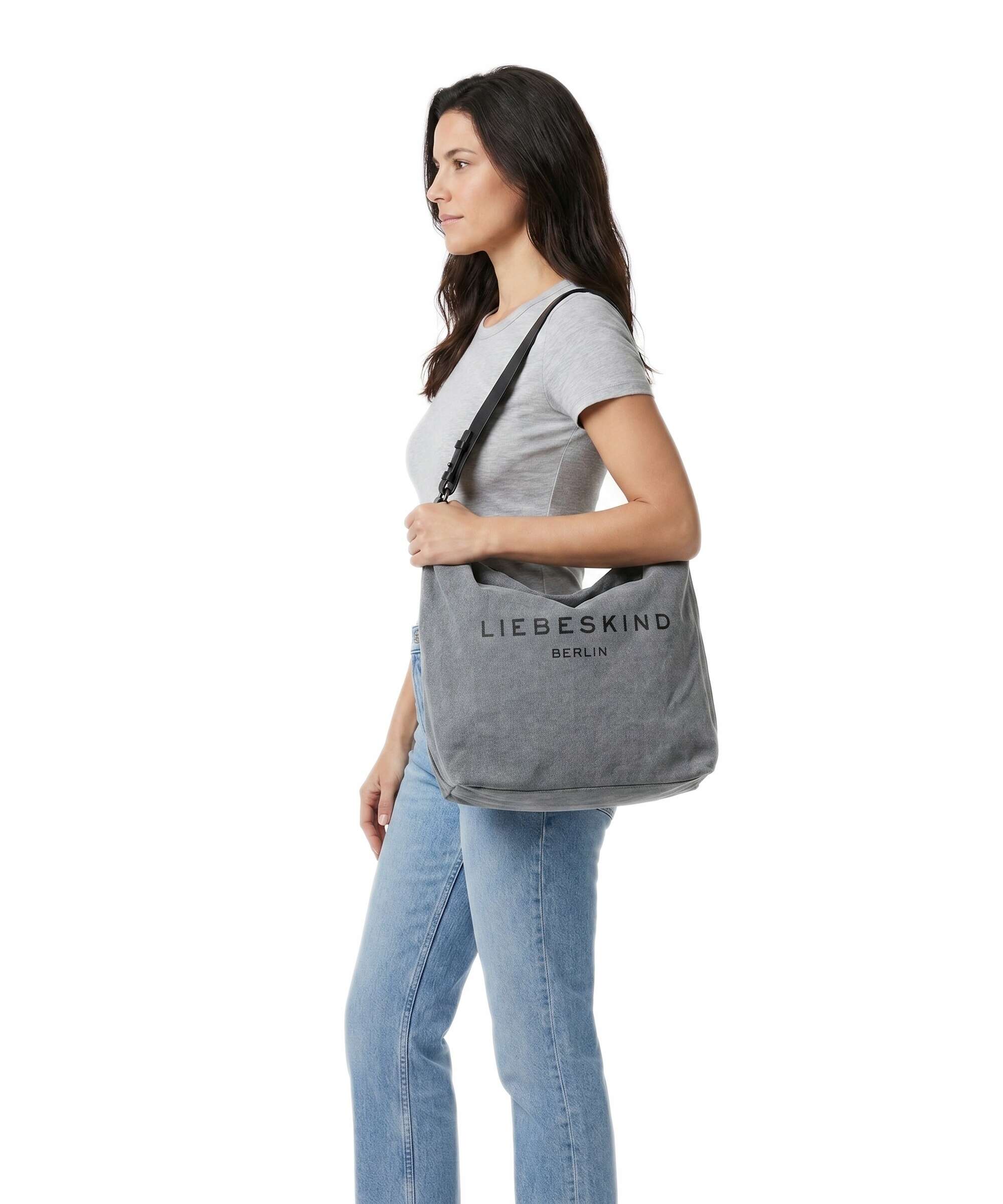 Liebeskind Clea Denim Hobo bag blue denim