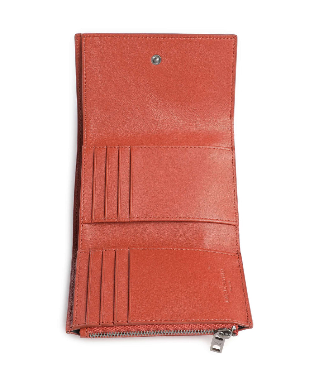 Liebeskind Linn Small Pebble M Wallet red rock