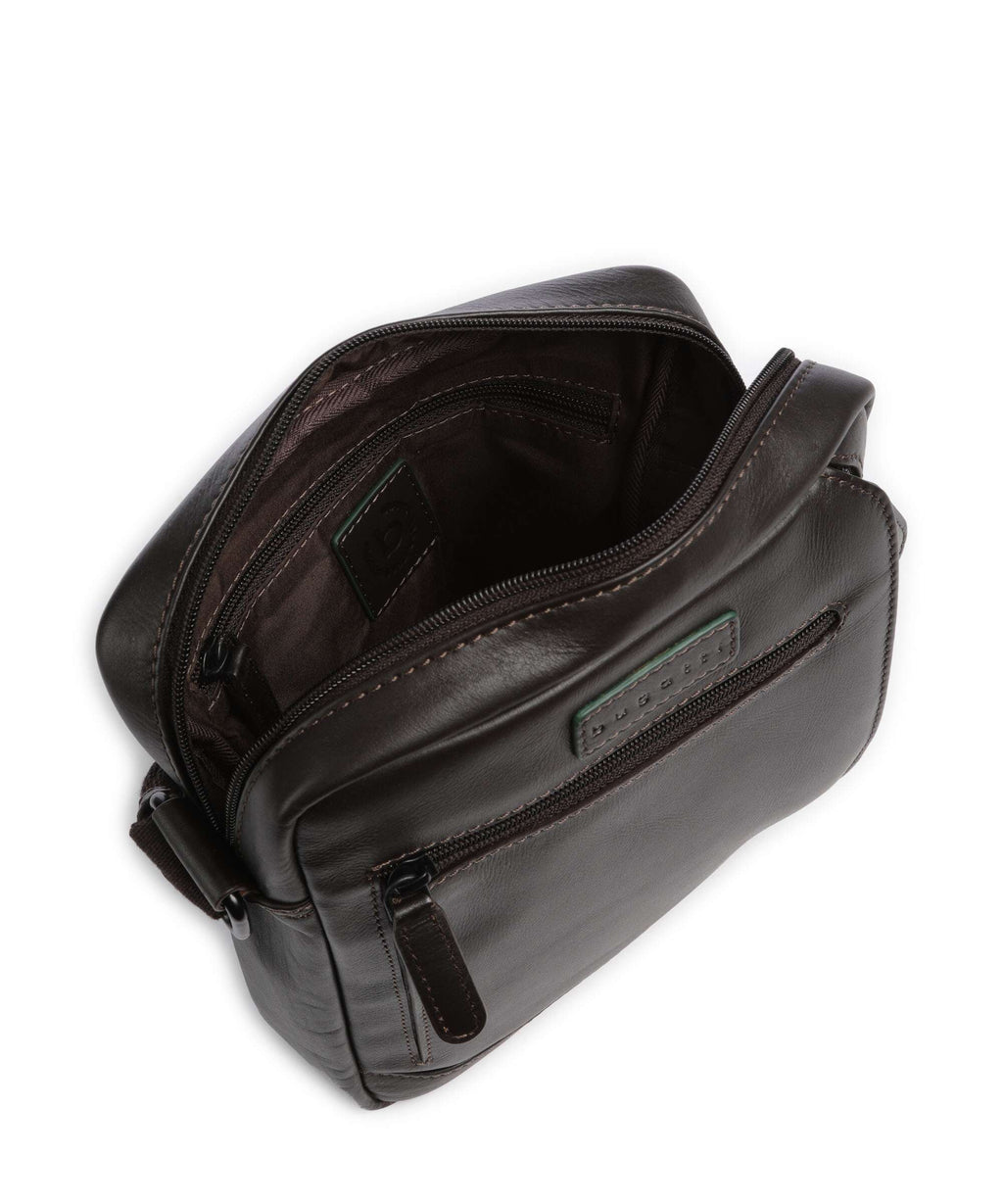 Bugatti Clark Crossbody bag dark brown