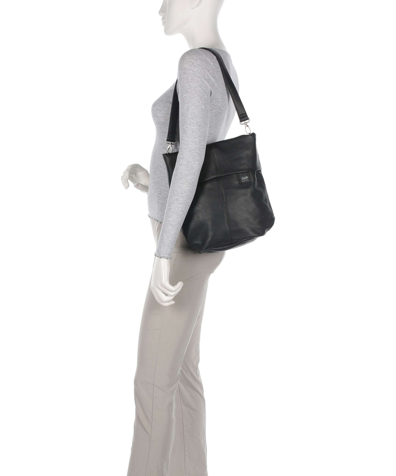 Zwei Mademoiselle.M M90 Hobo bag noir