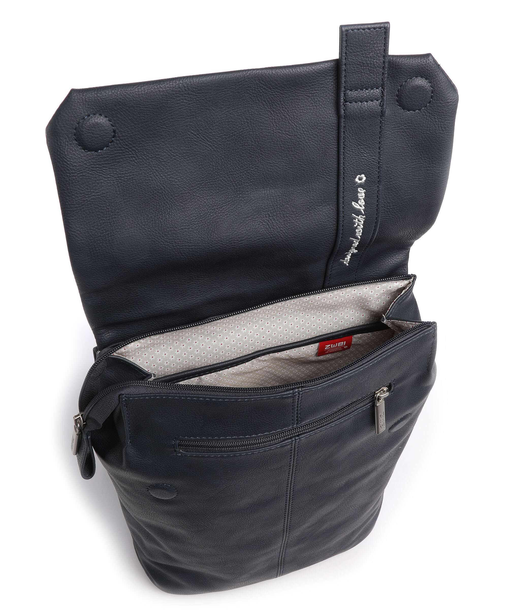 Zwei Mademoiselle.M MR13 Backpack nubuk ink