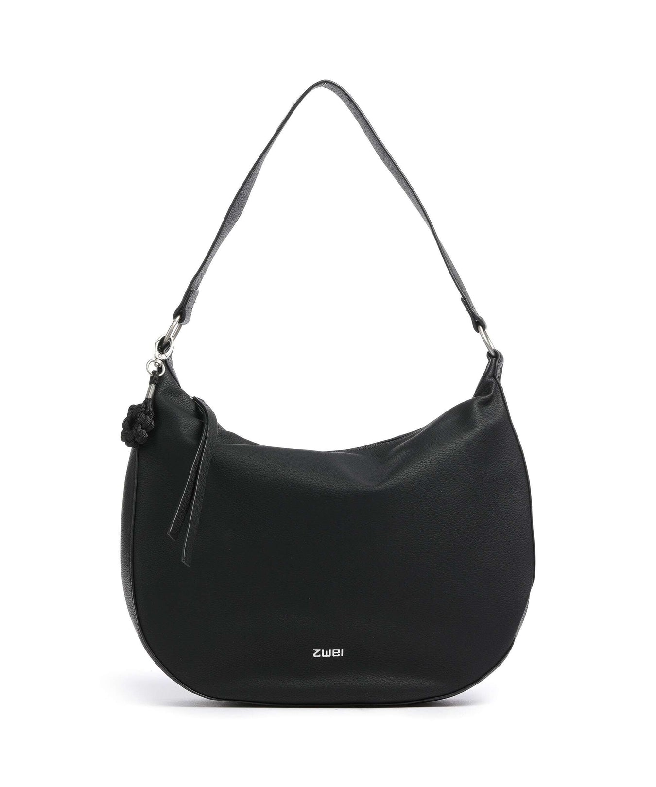 Zwei Yuna YU110 Hobo bag nubuk black