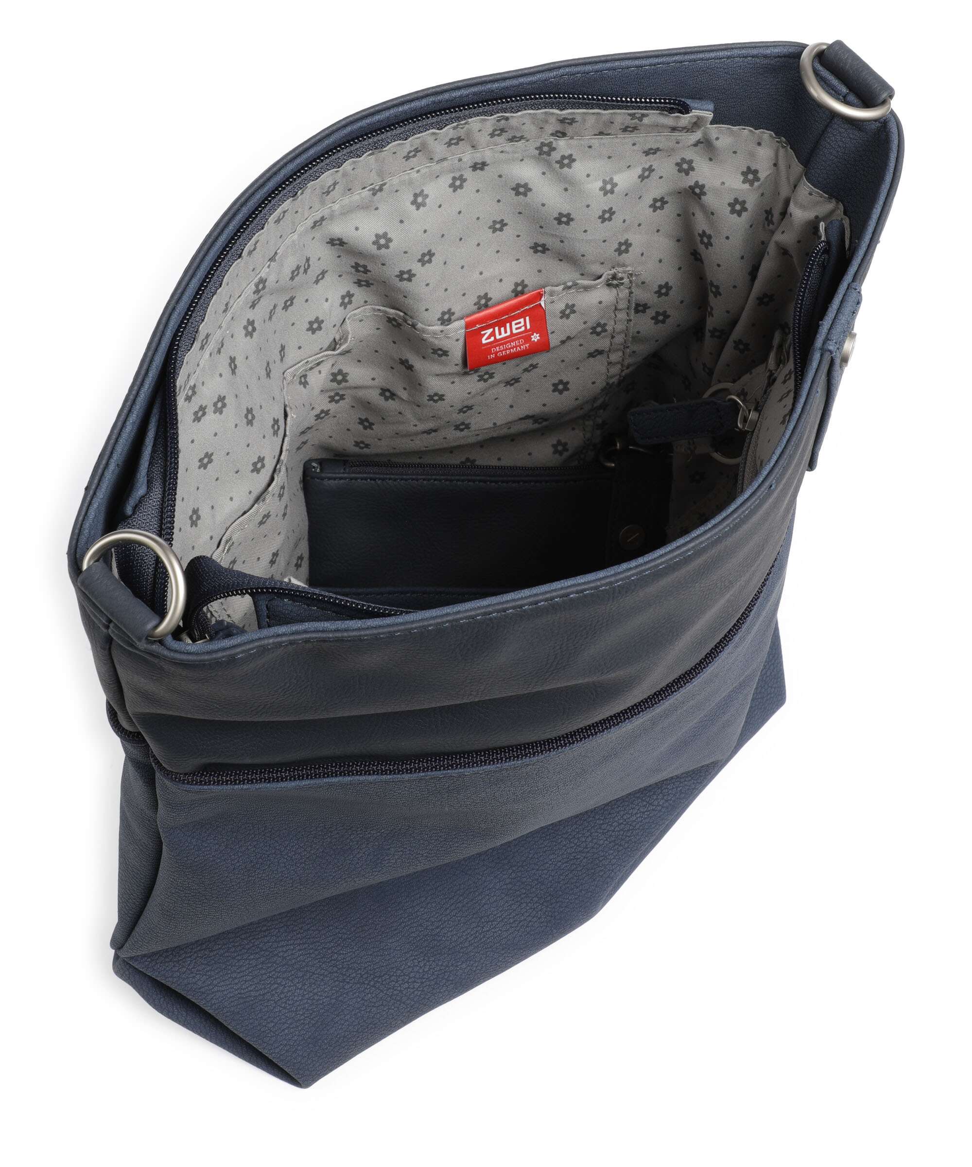 Zwei Jana J12 Hobo bag nubuk ink