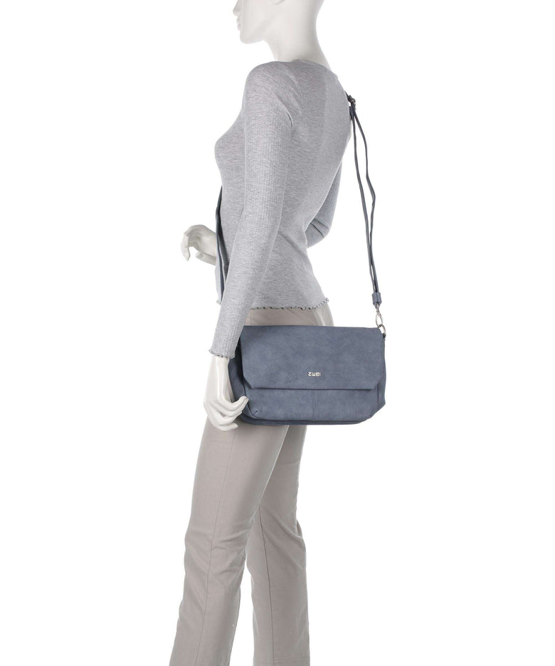 Zwei Mademoiselle.M M60 Shoulder bag nubuk sky