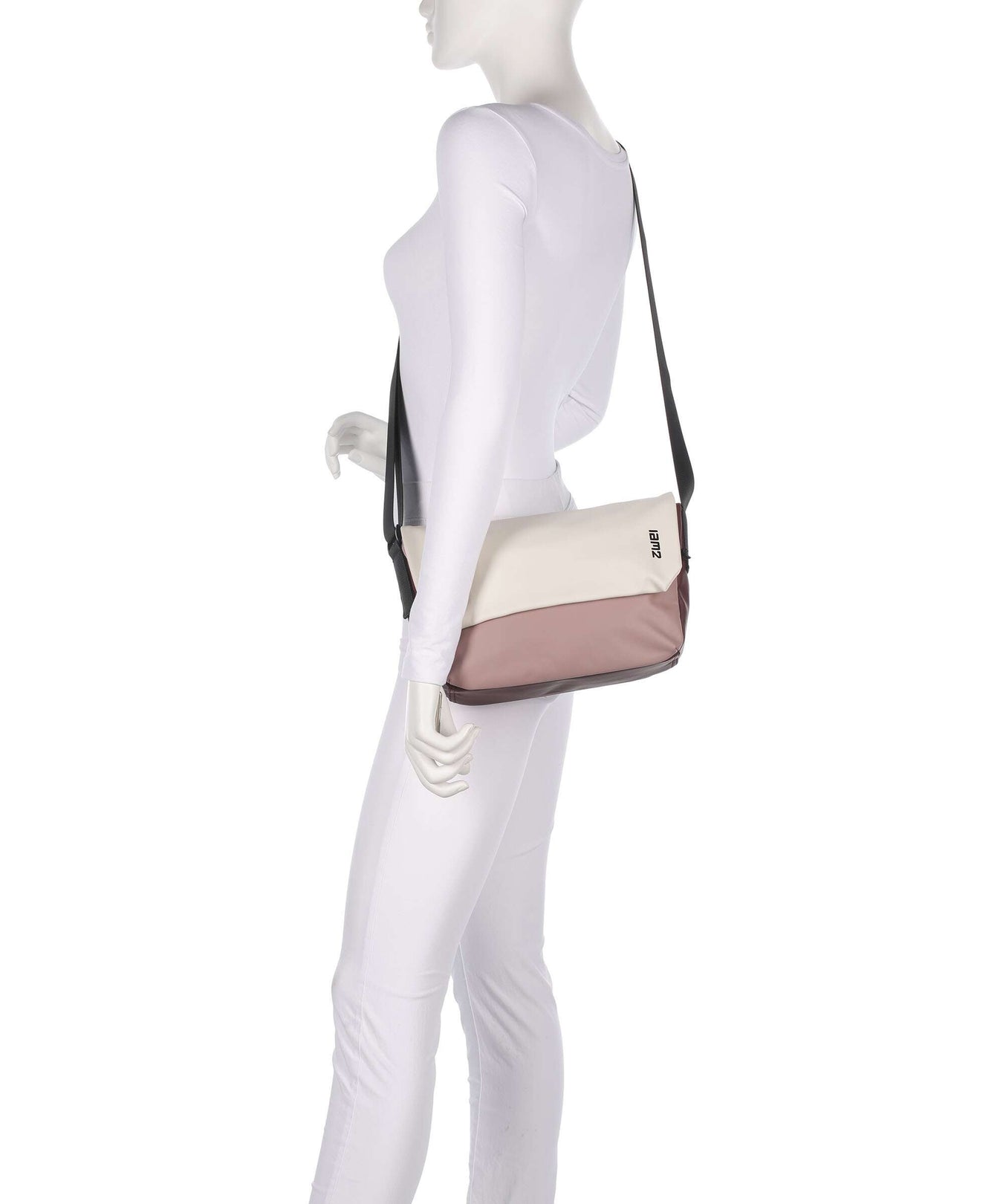 Zwei Cargo Messenger bag white/bordeaux