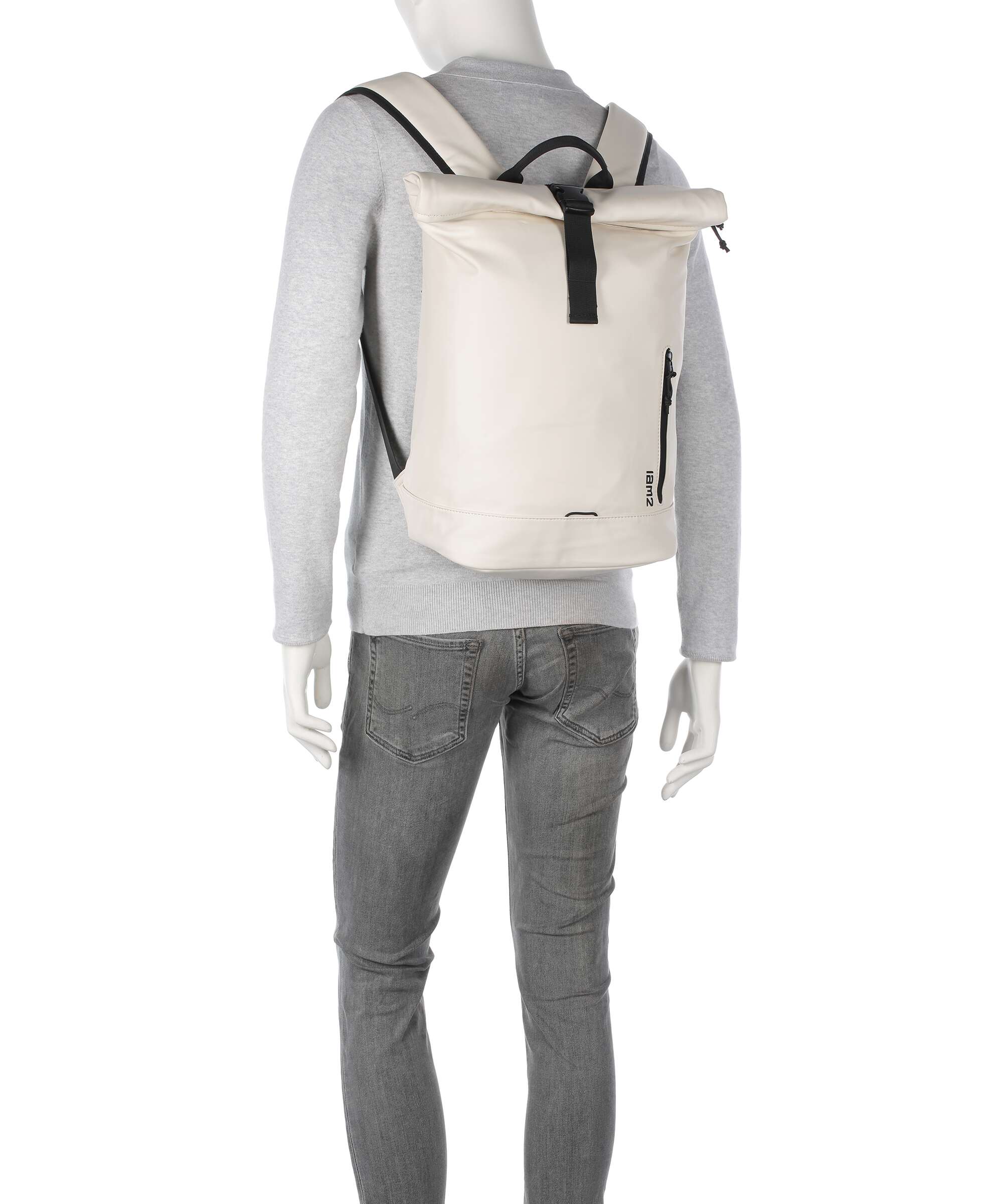 Zwei Cargo CAR200 Rolltop backpack white/bordeaux