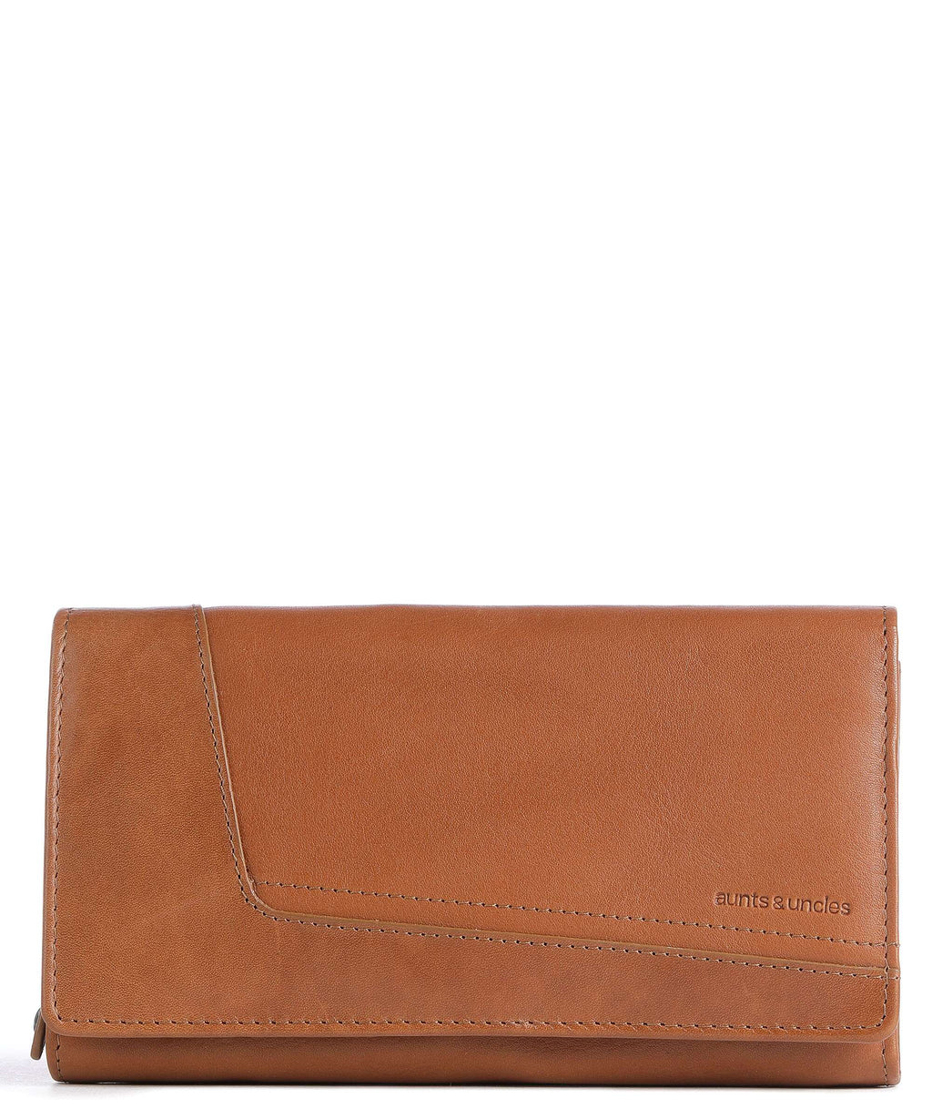 Aunts & Uncles Grandma's Luxury Club Hazel RFID Wallet caramel