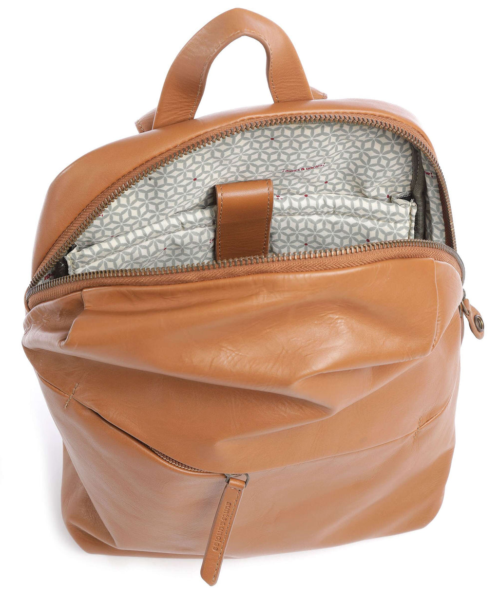 Aunts & Uncles Jamie's Orchard Crabapple Backpack cognac