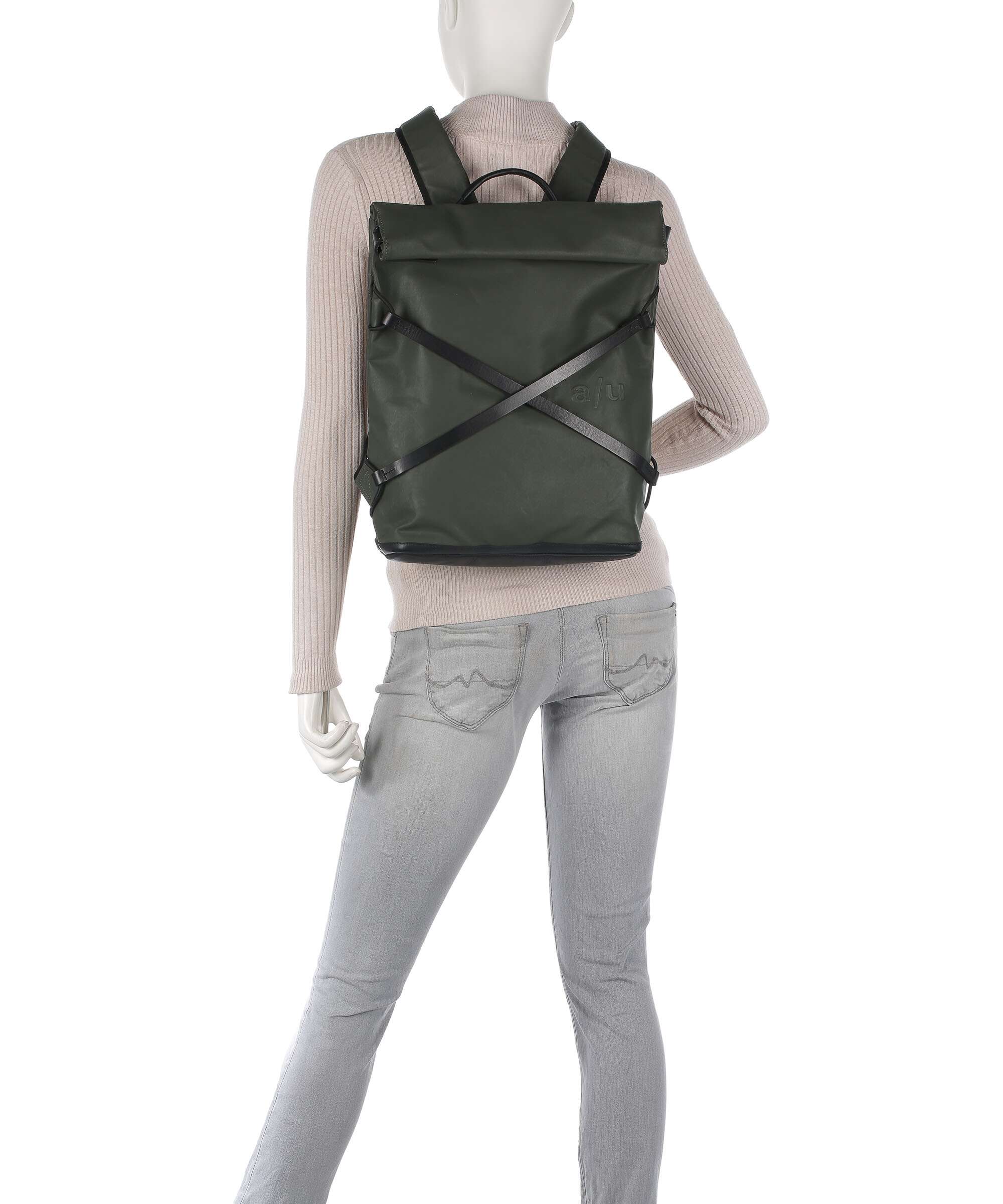 Aunts & Uncles Japan Yokohama Rolltop backpack loden