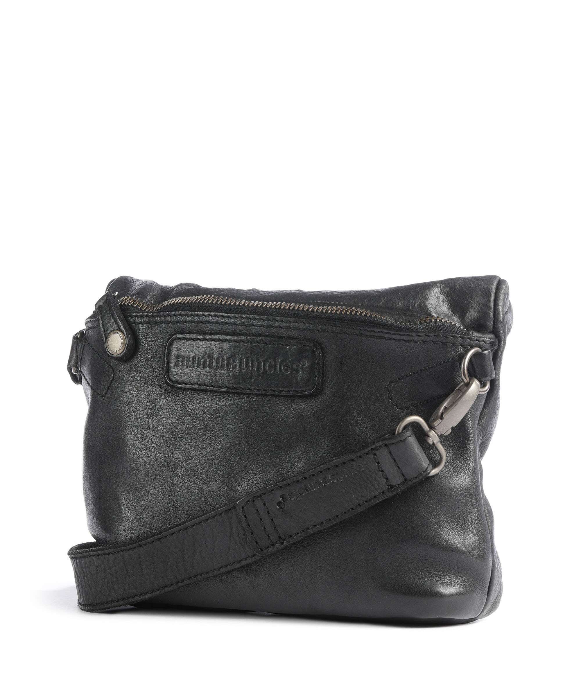 Aunts & Uncles Barbershop Stubble Crossbody bag charcoal black