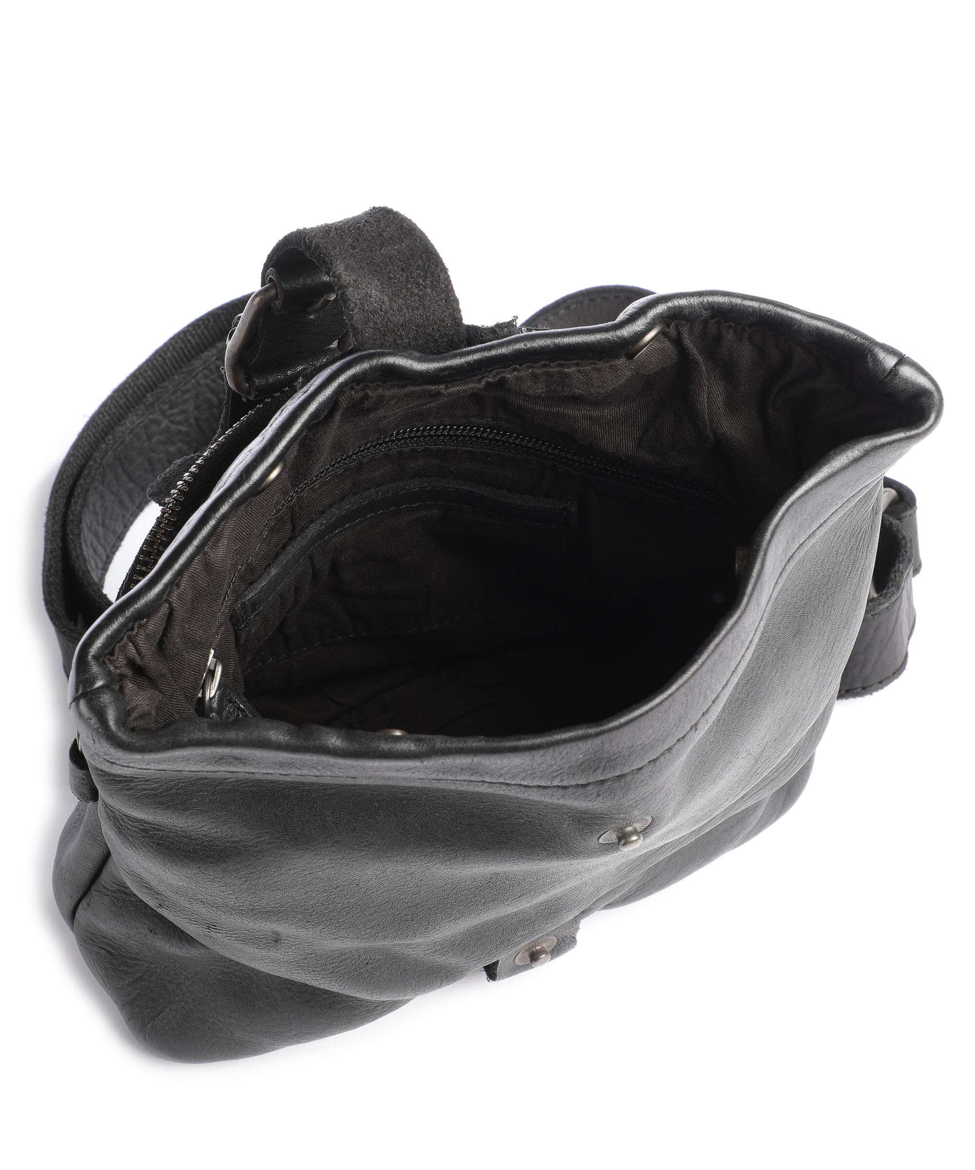 Aunts & Uncles Barbershop Stubble Crossbody bag charcoal black