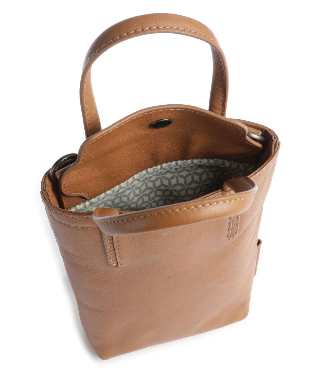 Aunts & Uncles Jamie's Orchard Freesia Phone bag cognac