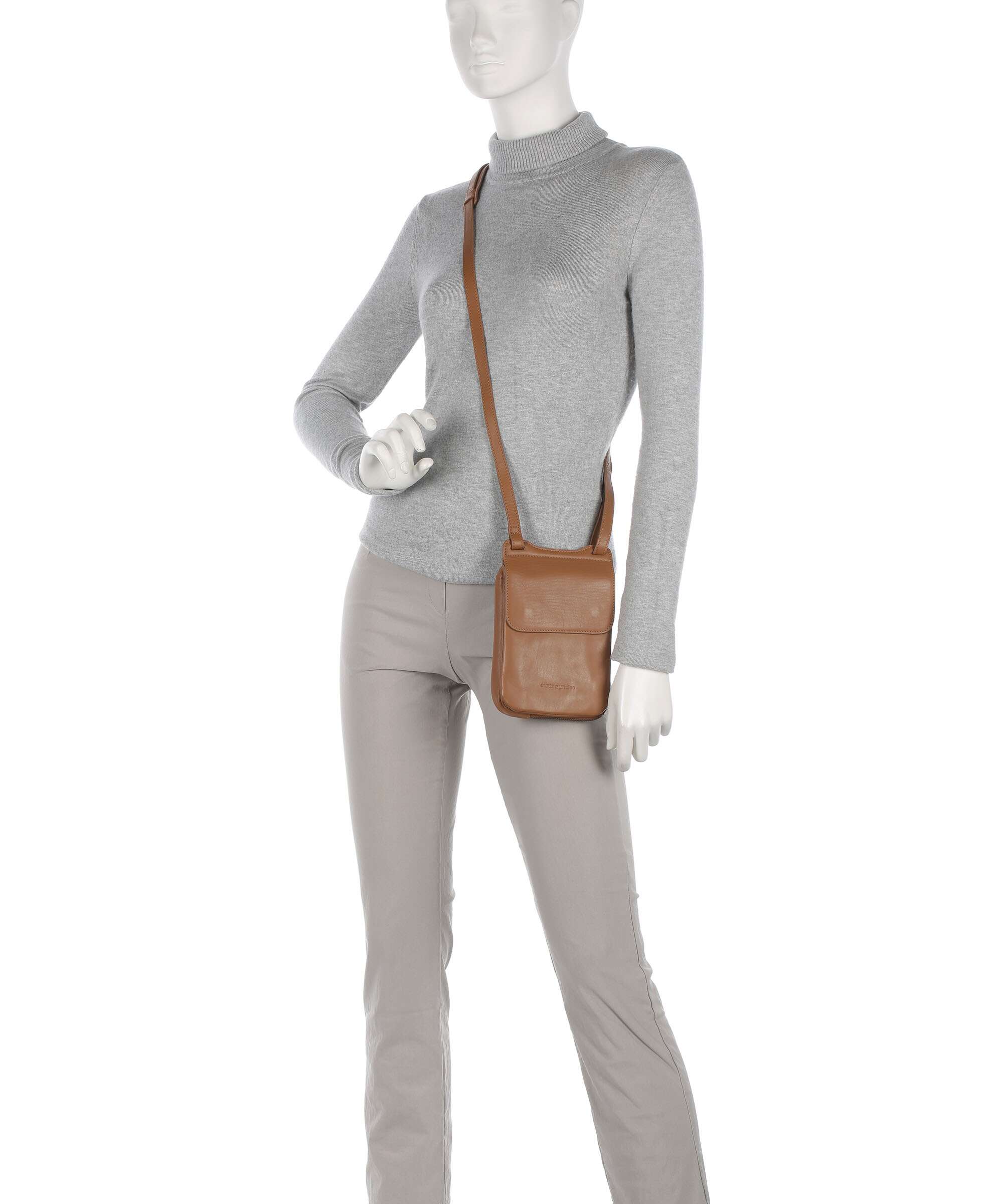 Aunts & Uncles Jamie's Orchard Tulip Phone bag cognac