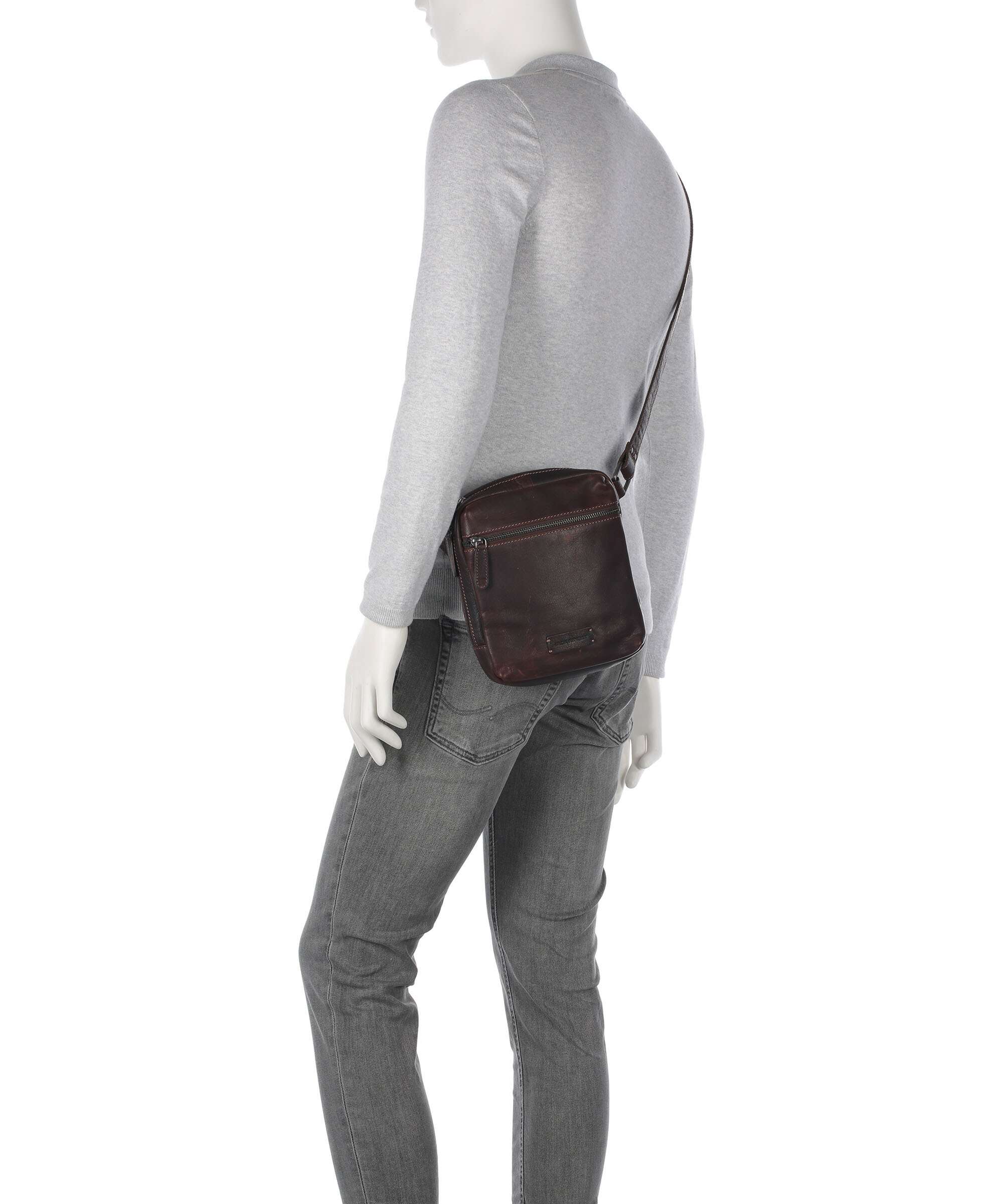 Jack Kinsky Porto 9 Crossbody bag mokka