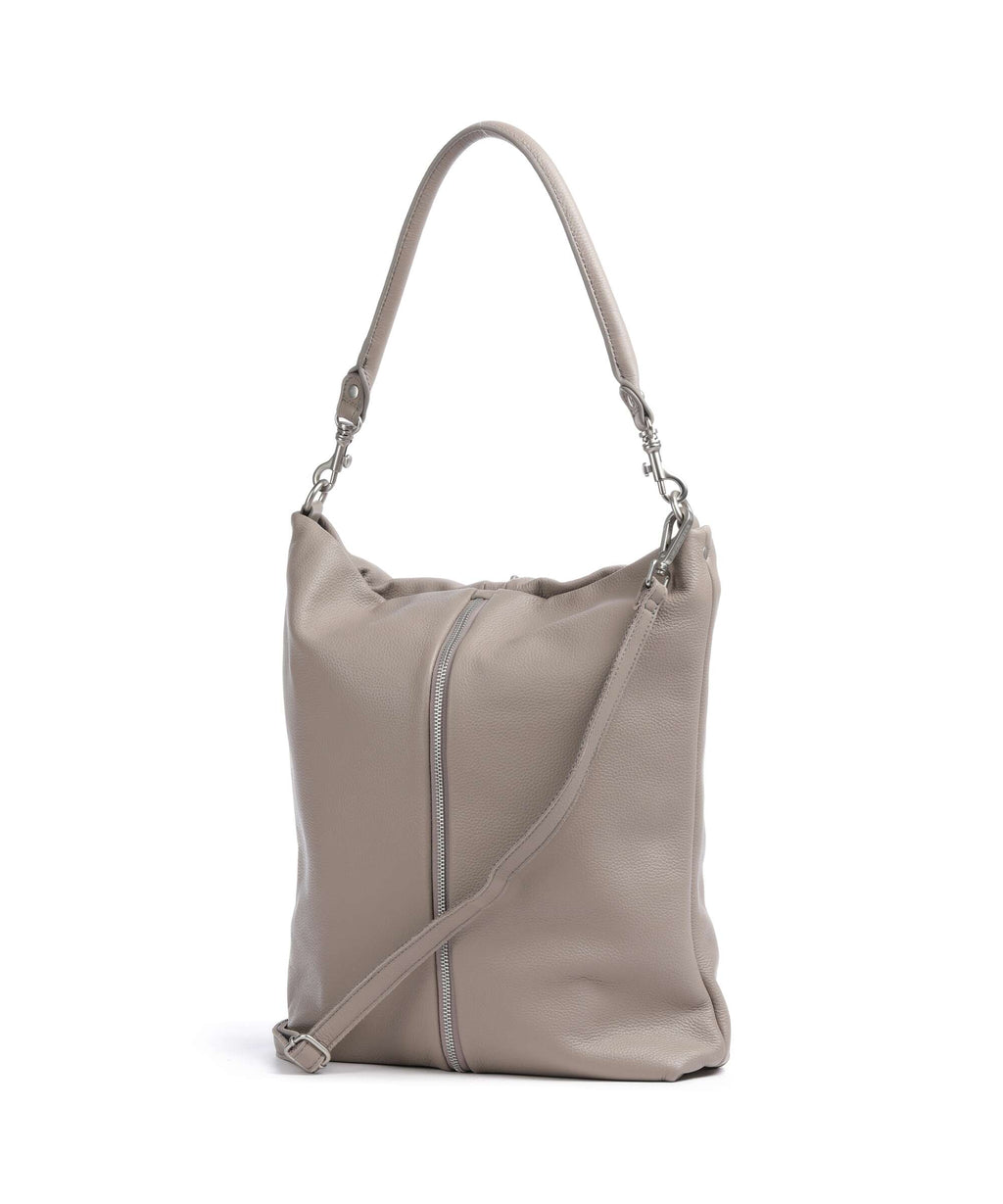FredsBruder Feeling Good Zip Hobo bag warm grey