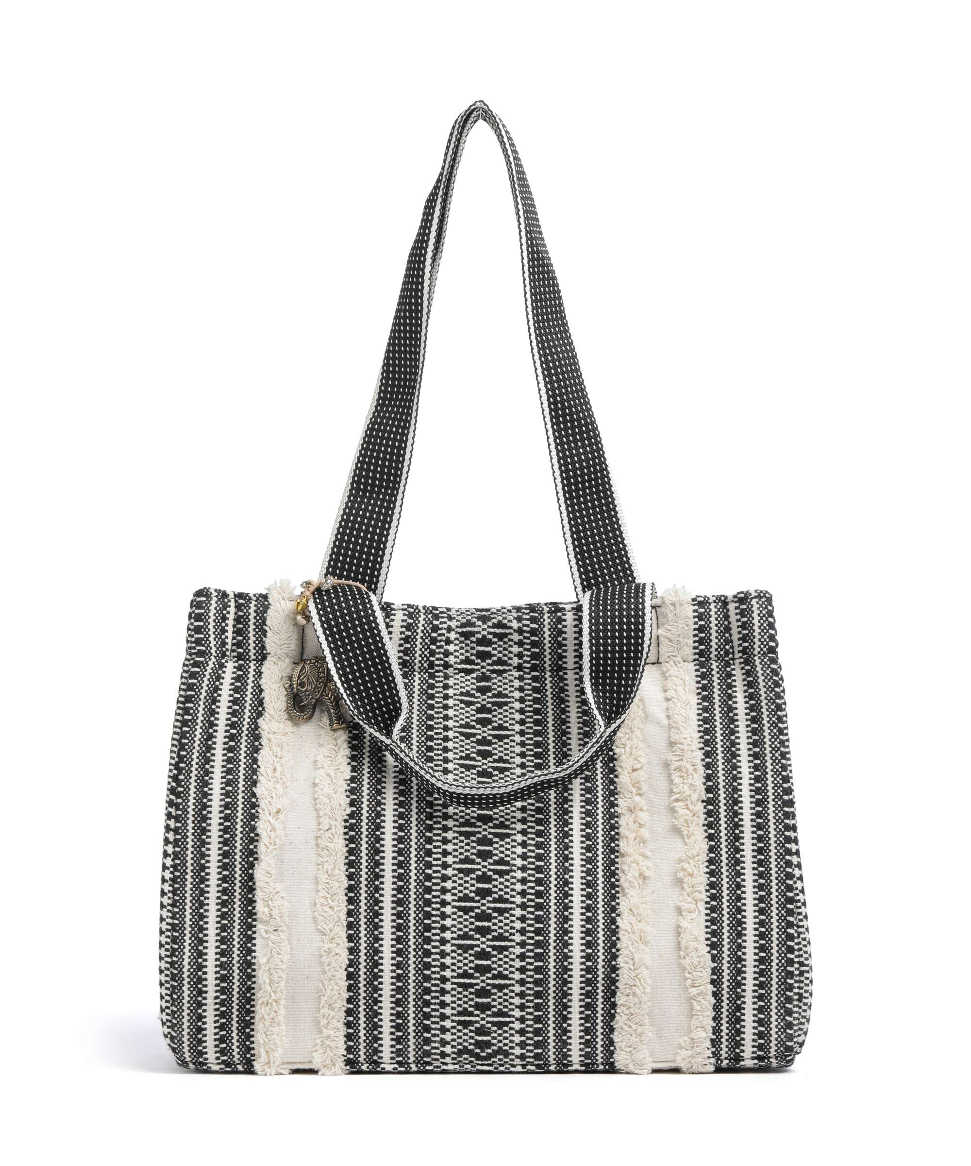 Anokhi Handbag black/white