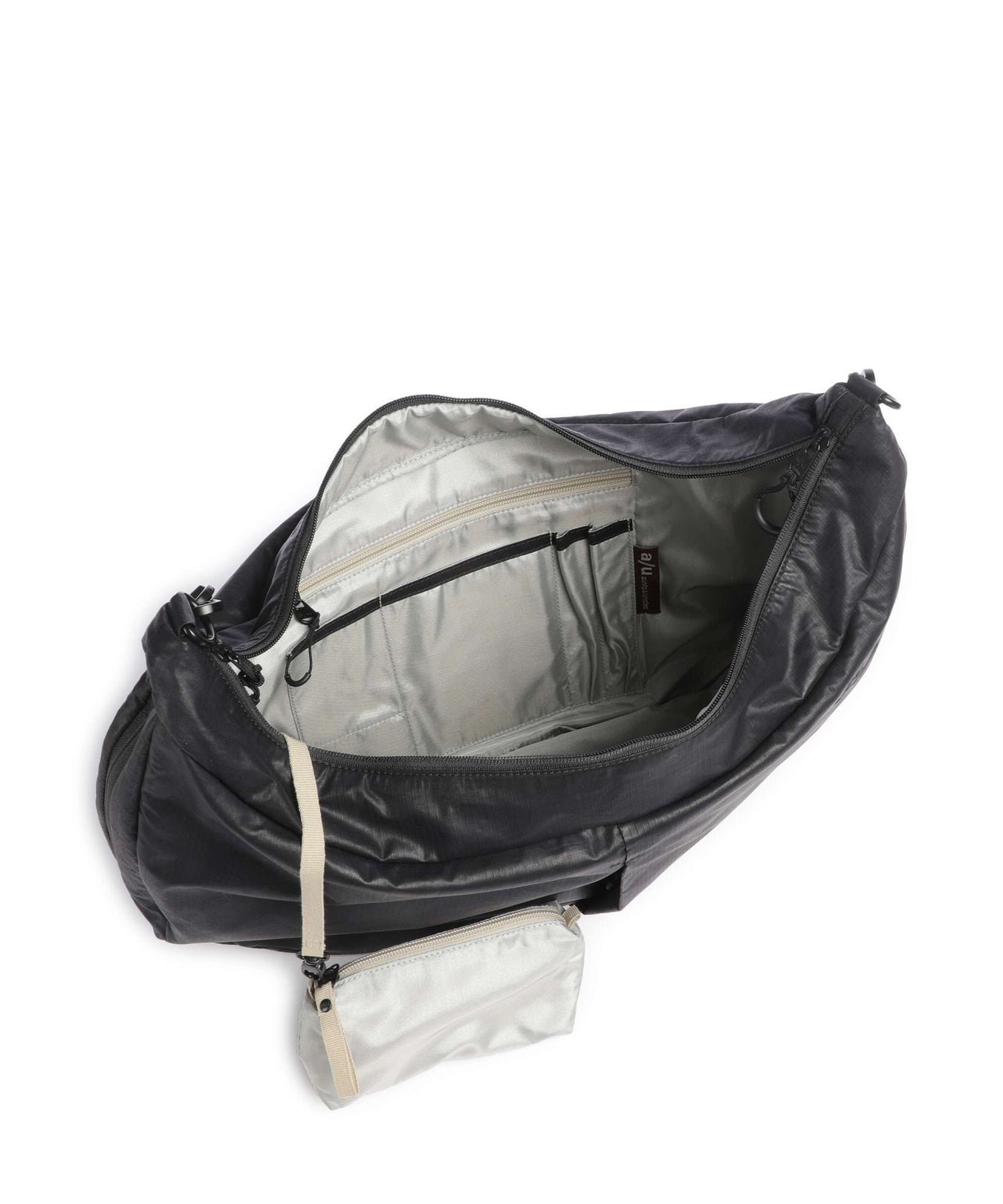 Aunts & Uncles Japan Lite Miyagawa Hobo bag black