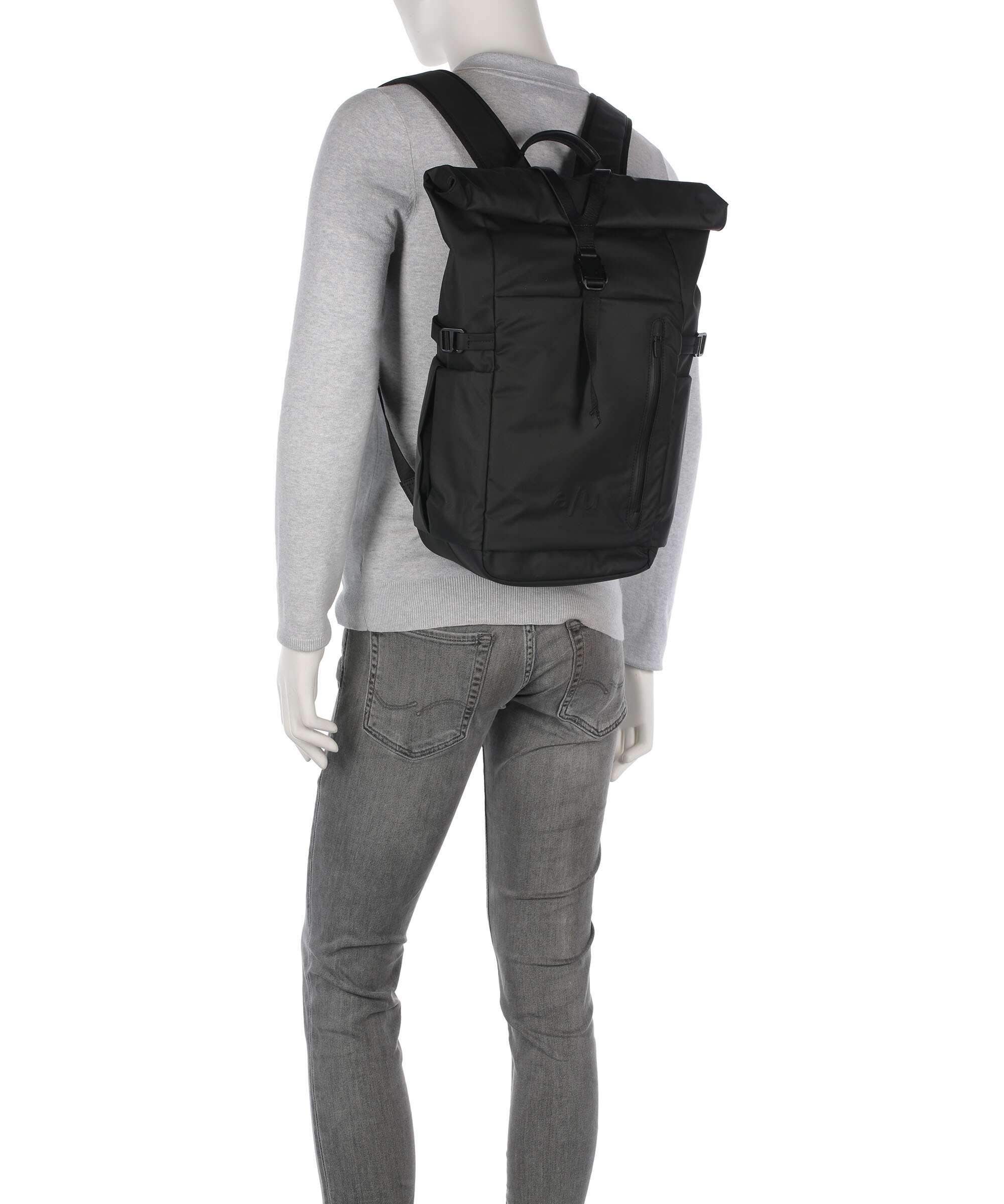 Aunts & Uncles Japan RE Tokachi Rolltop backpack black