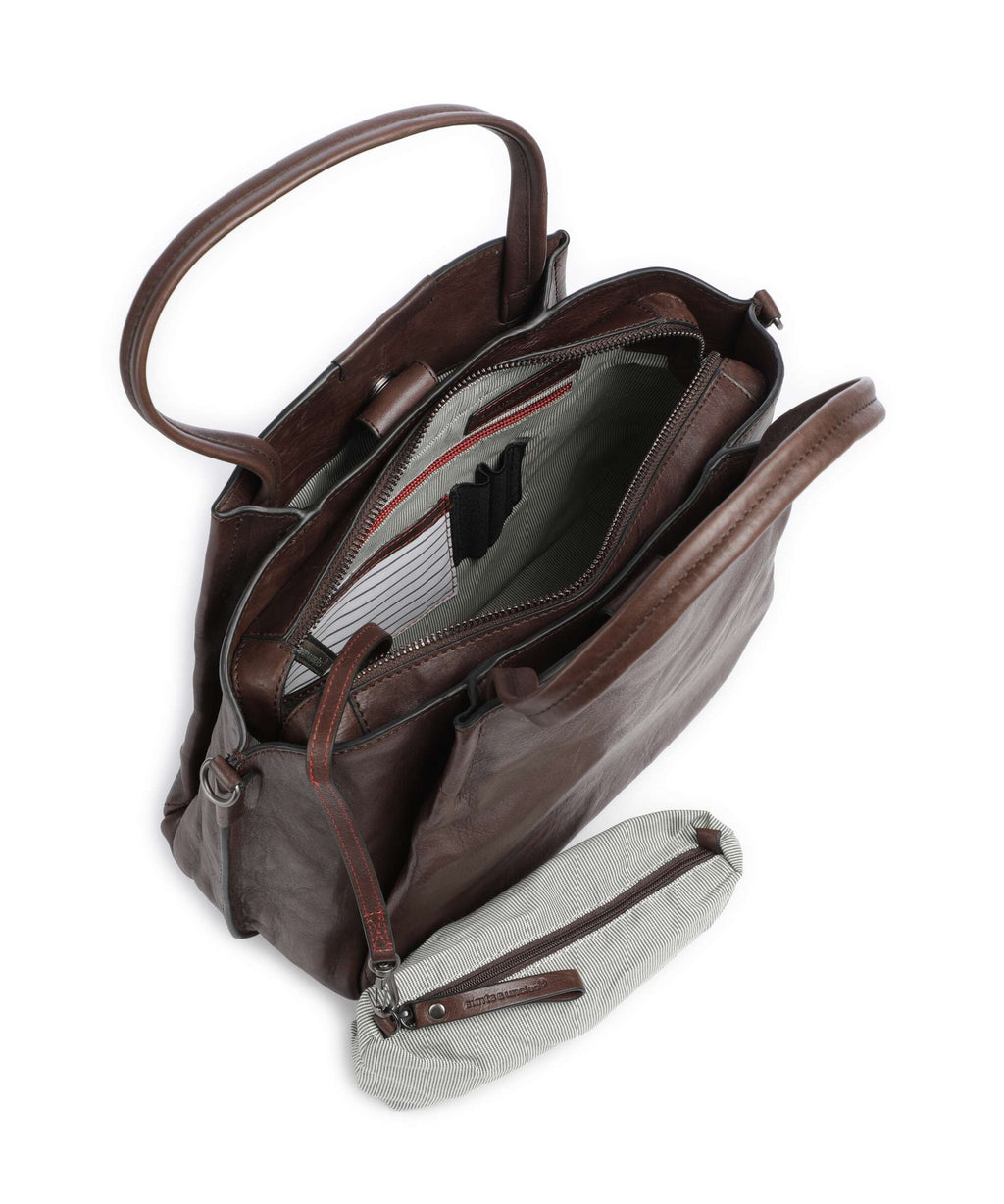 Aunts & Uncles Grandma's Luxury Club Mrs. Chiffon Pie Handbag coffee bean