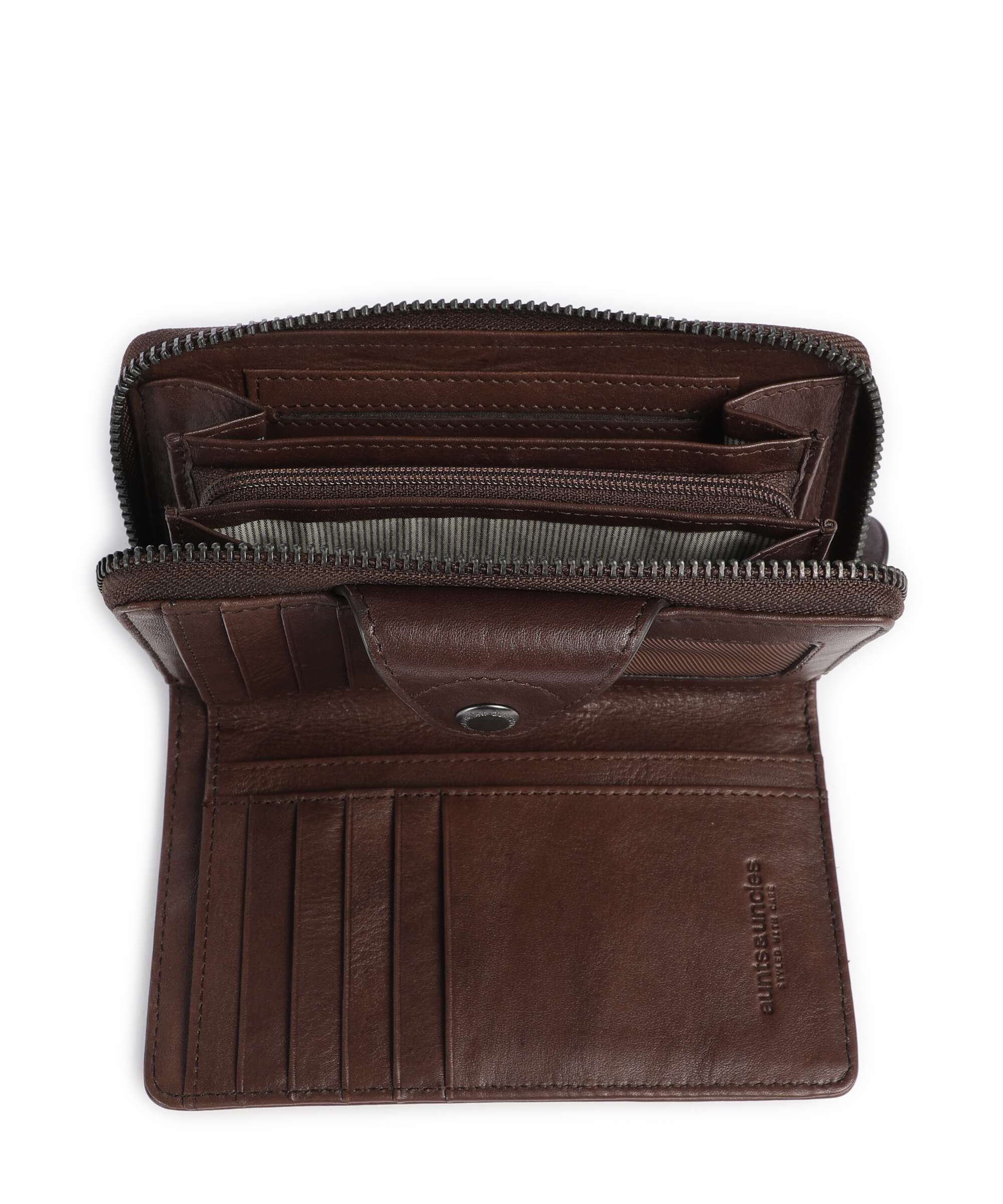 Aunts & Uncles Grandma's Luxury Club Francis Wallet coffee bean