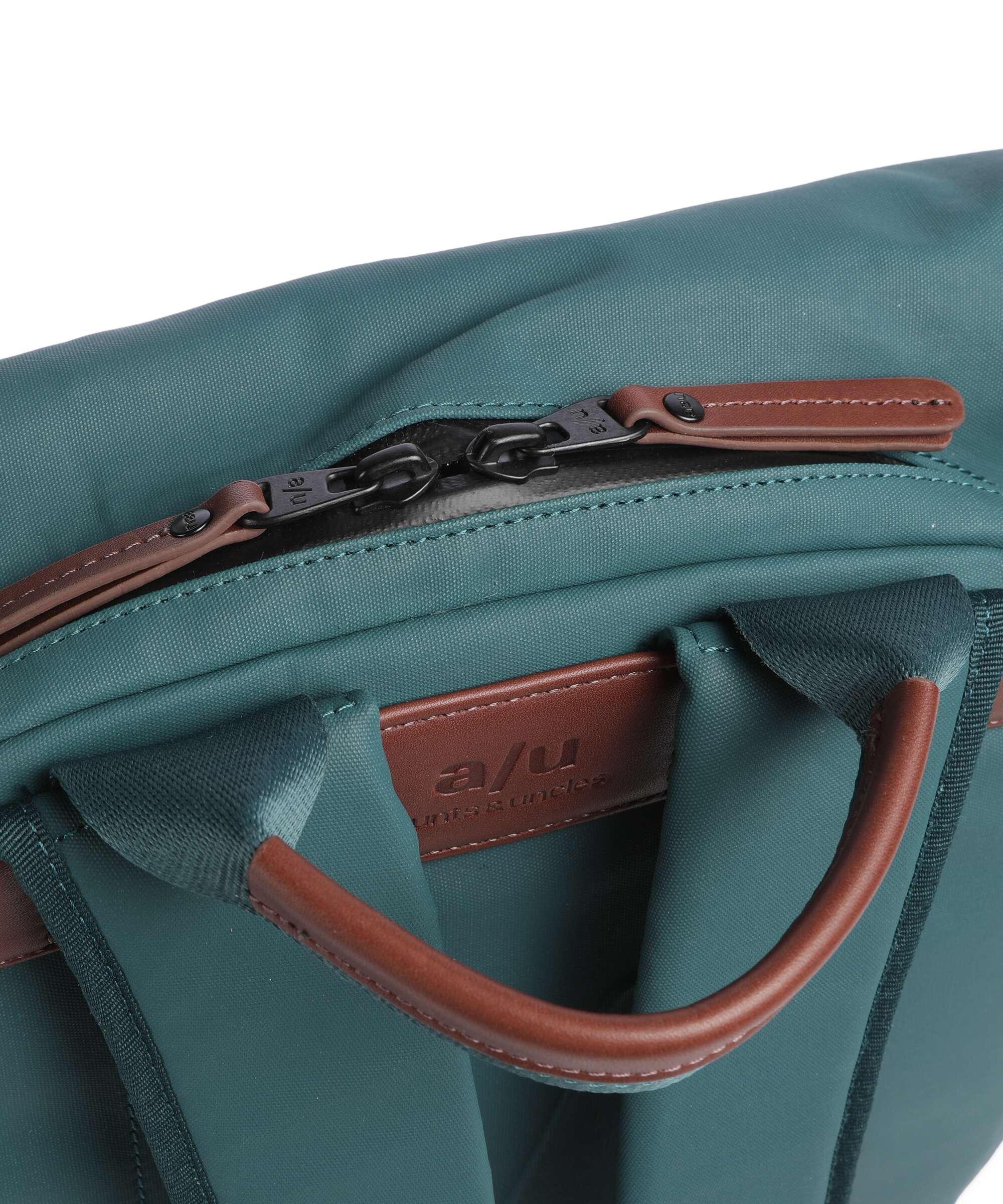 Aunts & Uncles Japan Fukui Rolltop backpack transformative teal