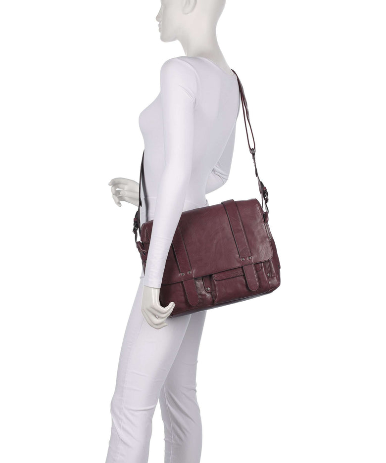 Aunts & Uncles Grandma's Luxury Club Mrs. Honey Pie Messenger bag dark cherry