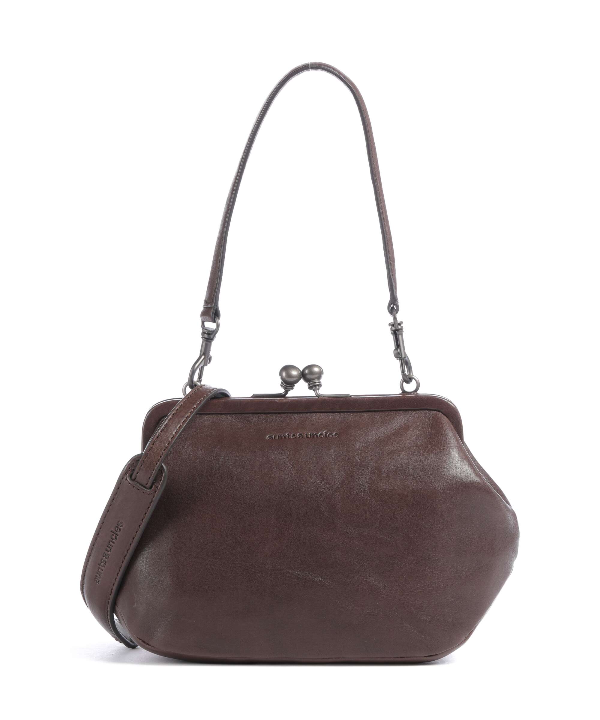 Aunts & Uncles Grandma's Luxury Club Mrs. Pizzelle Crossbody bag coffee bean
