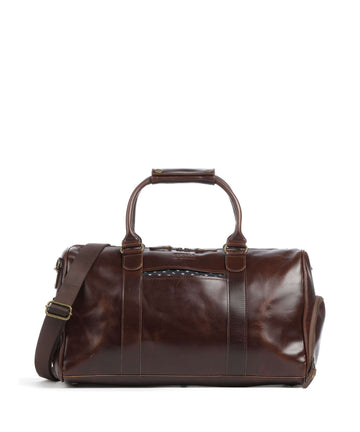 Buckle & Seam Crazy Horse Collin Víkendová taška brown/dot