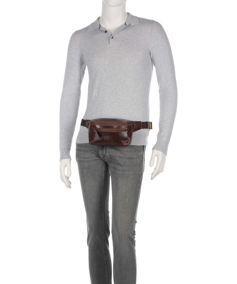 Buckle & Seam Crazy Horse Dash Fanny pack brown