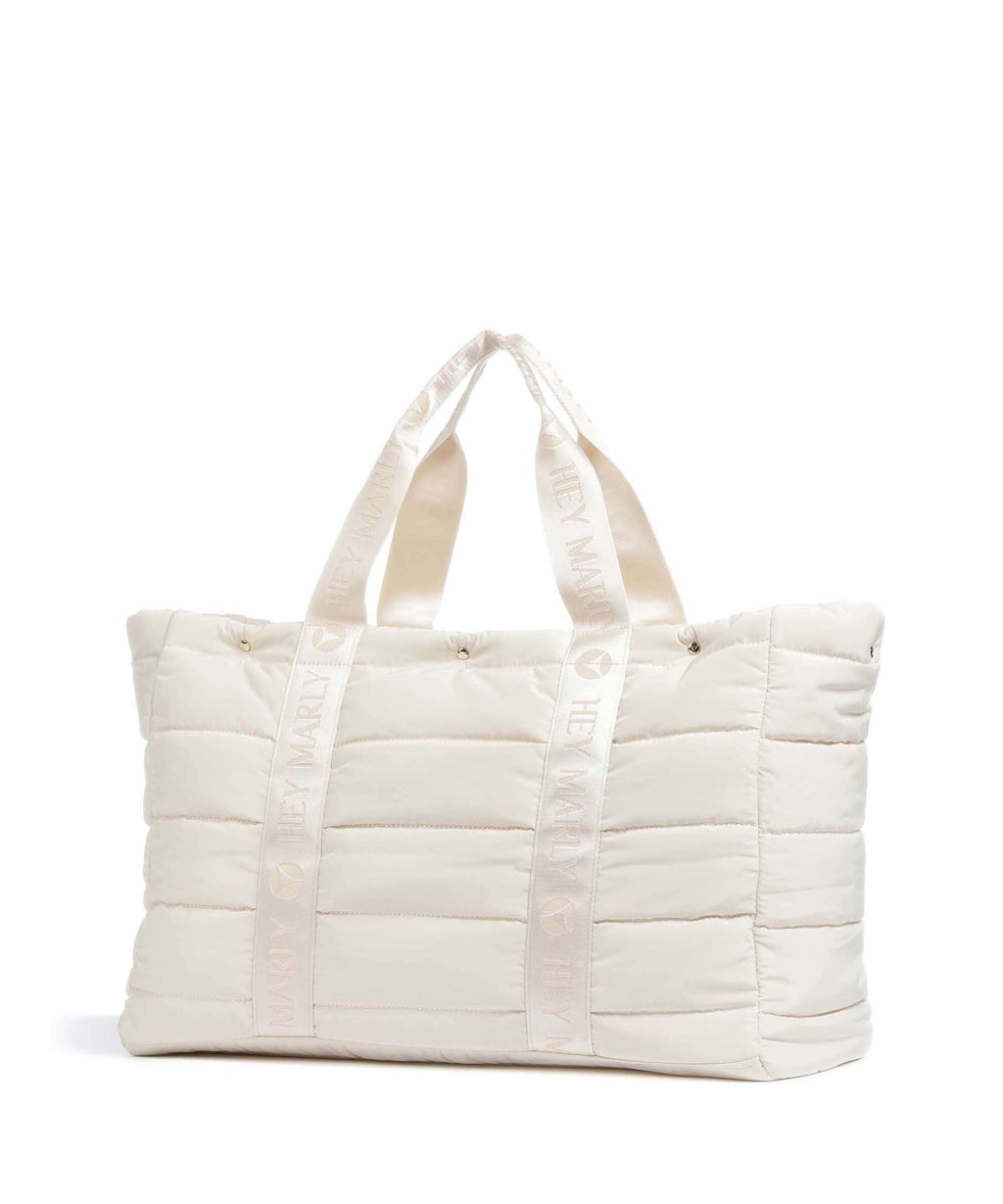 Hey Marly Travel Buddy Weekend bag crema