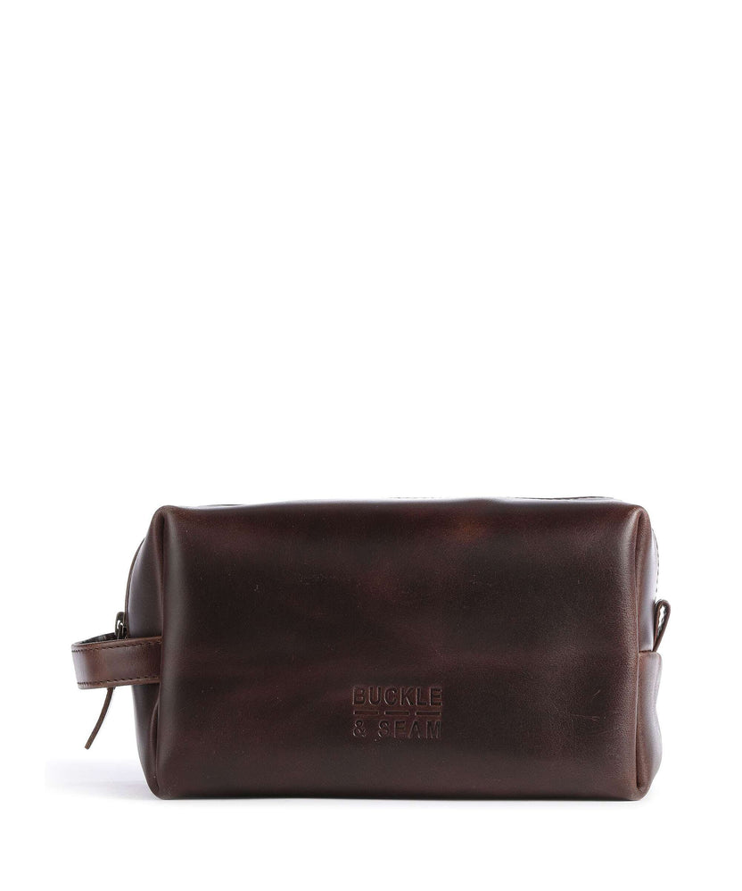 Buckle & Seam Crazy Horse Everest Toiletry bag brown