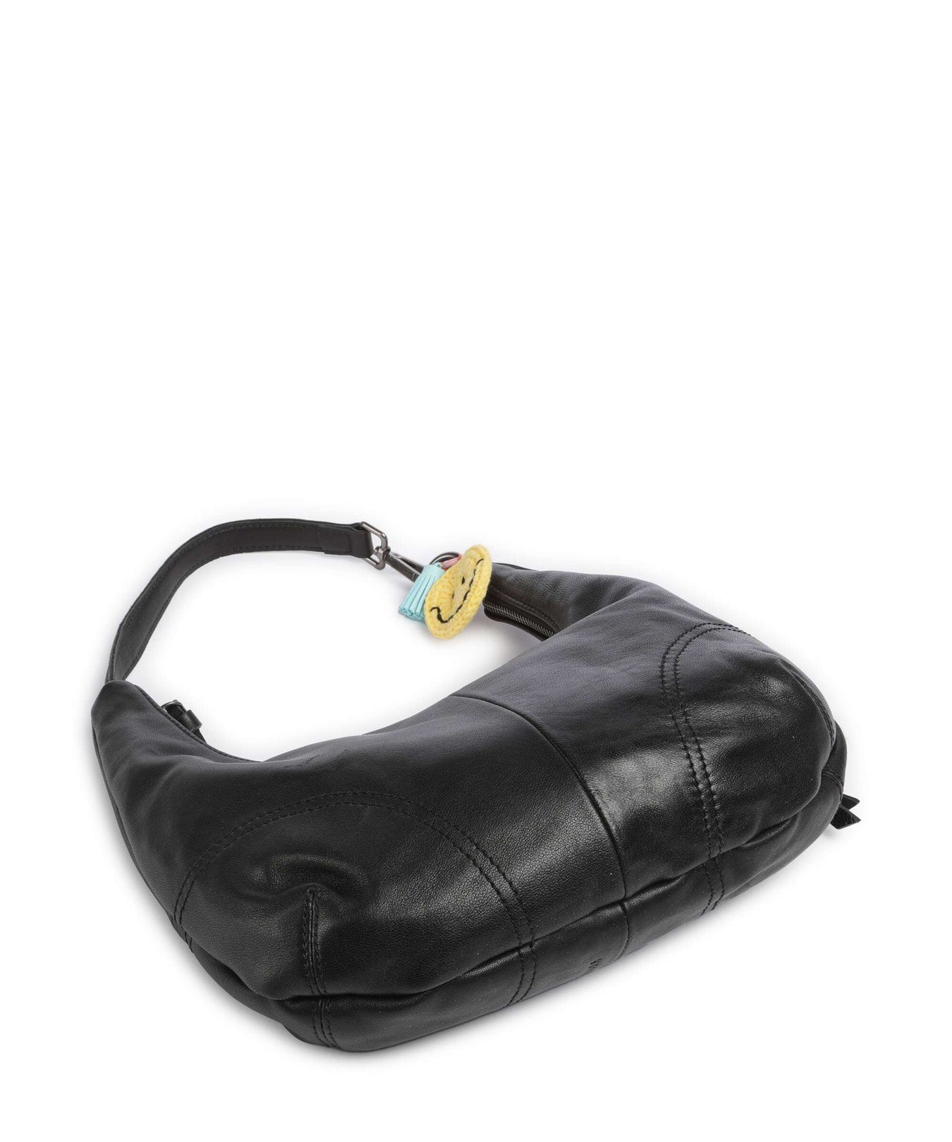 FredsBruder Take A Smile Hobo bag black