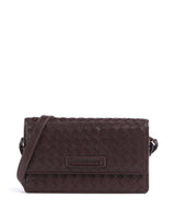 Les Visionnaires Brit Weave Silky Kabelka přes rameno aubergine