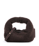 Les Visionnaires Greta Teddy Micro Crossbody bag pecan