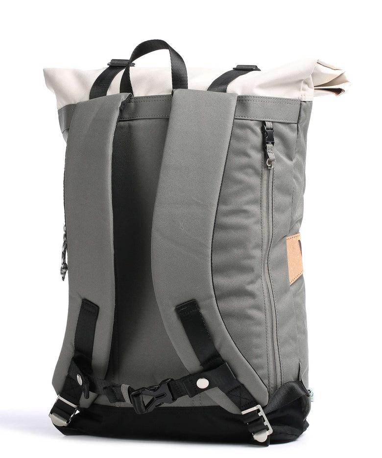 Doughnut Reborn Christopher Rolltop backpack grey/stone
