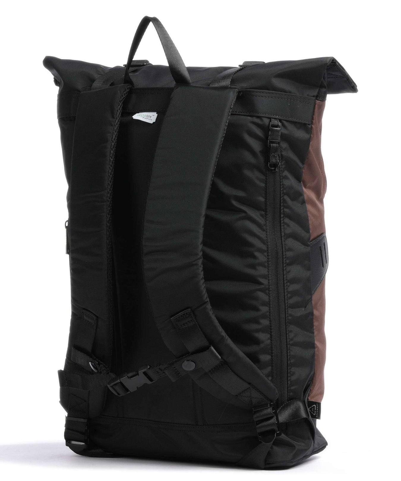 Doughnut Go Wild Christopher Rolltop backpack black/brown