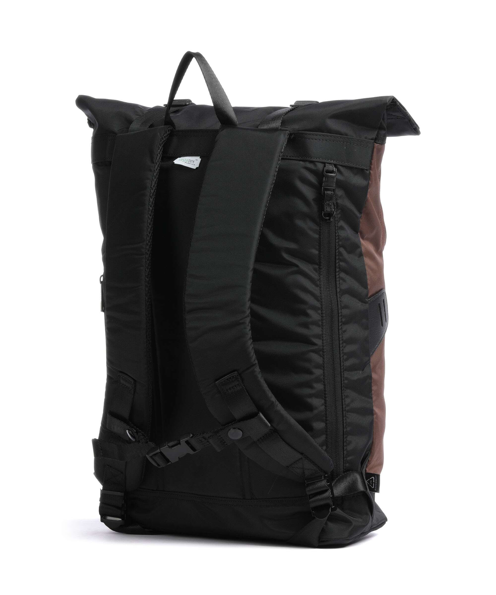 Doughnut Go Wild Christopher Rolltop backpack black/brown