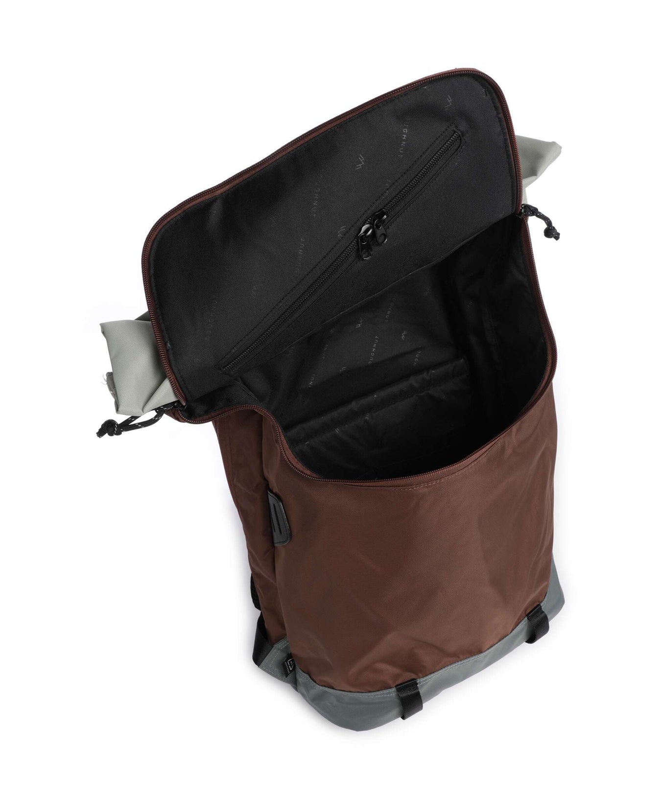 Doughnut Go Wild Christopher Rolltop backpack grey/brown