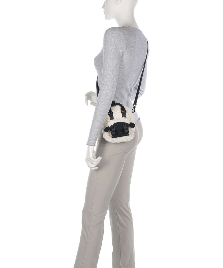 Doughnut Fairies & Friends Macaroon Tiny Crossbody bag white/black