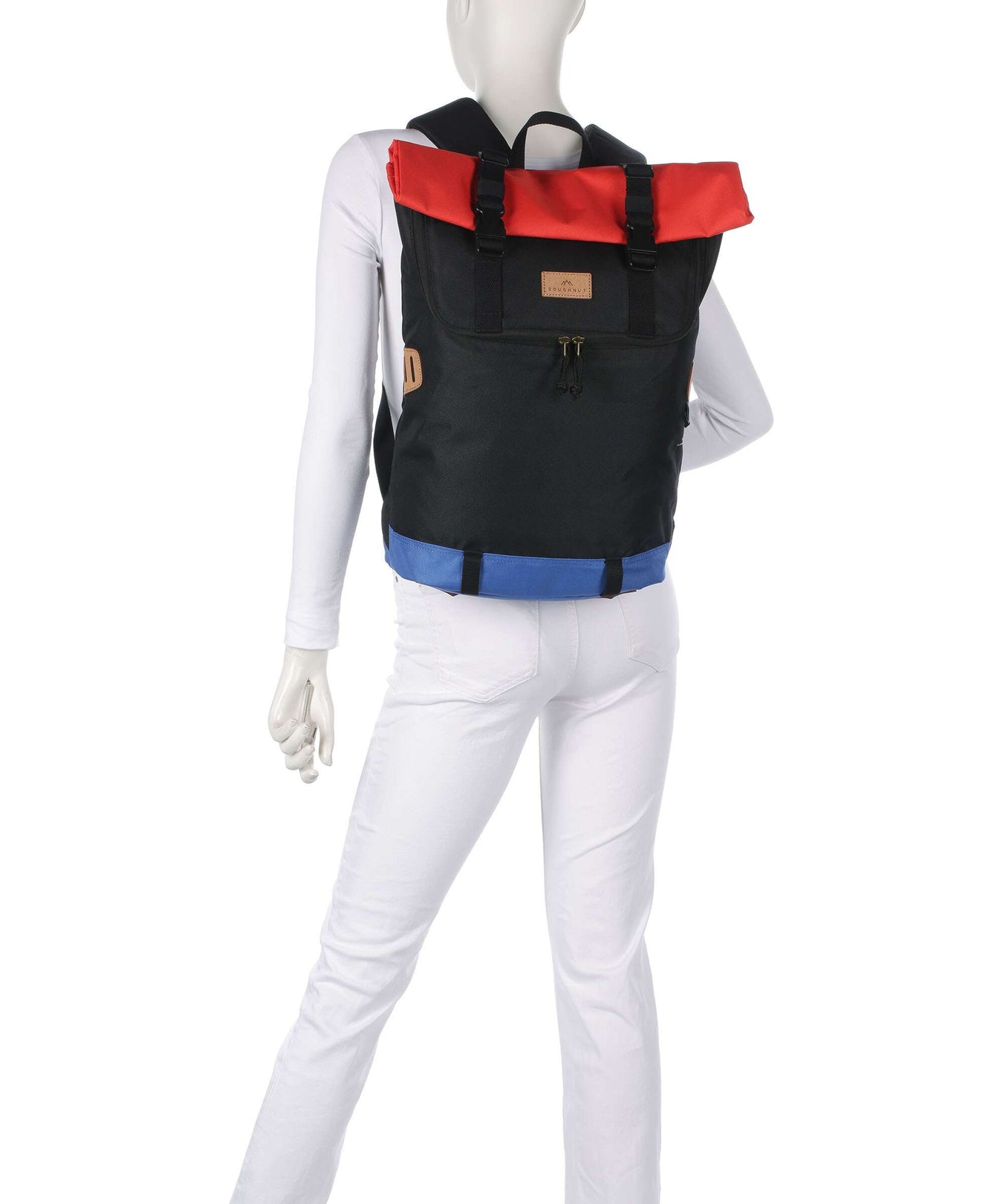 Doughnut Reborn Christopher Rolltop backpack stone/wine