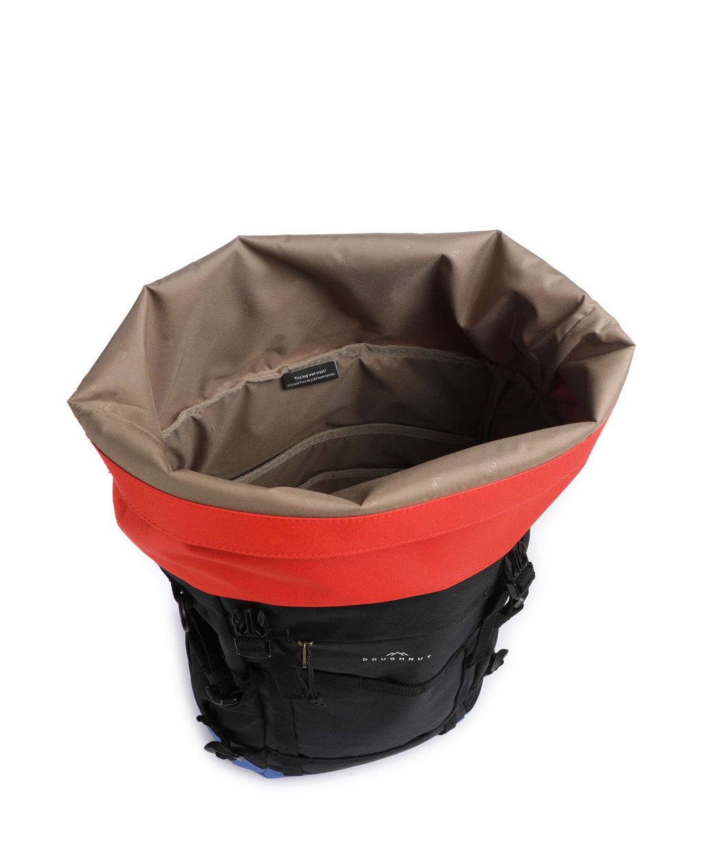 Doughnut Reborn Paratrooper Backpack black/grapefruit