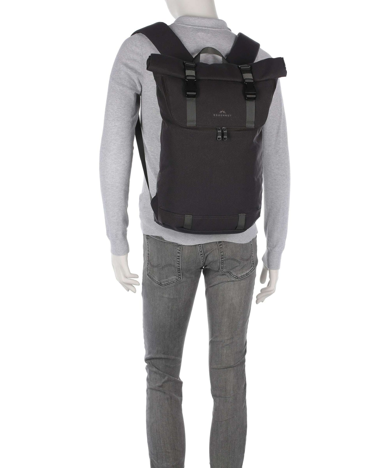 Doughnut Mediative Christopher Rolltop backpack maroon/ground