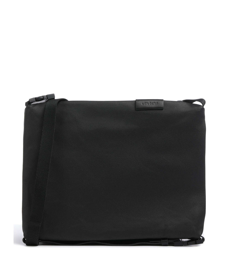 Côte&Ciel Coated Canvas Inn Medium Briefcase black